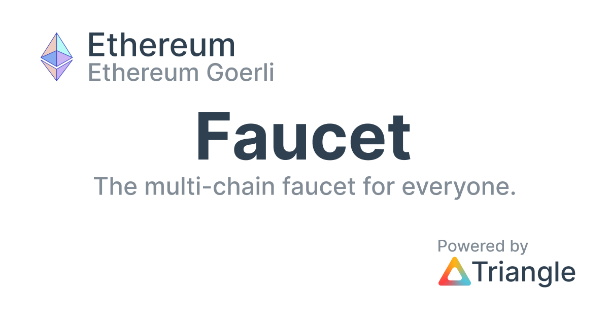 go ethereum faucet